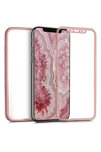 KWmobile Case for Apple iPhone X / iPhone XS, Silicone, Pink, 42999.31