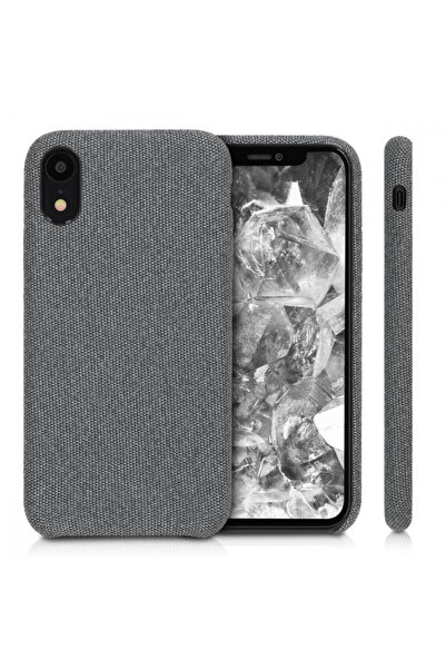 KWmobile Case for Apple iPhone XR, Textile, Gray, 46974.02