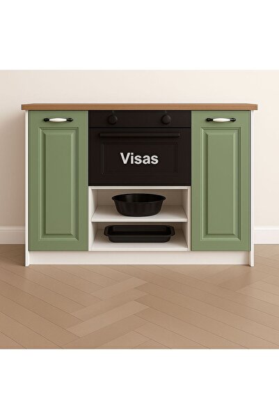 visasconcept 140 Cm Doğa Çok Amaçlı Dolap