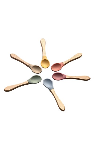 NO BRAND Silicone baby bowl and spoon set with suction cup - Mustard yellow, BPA free