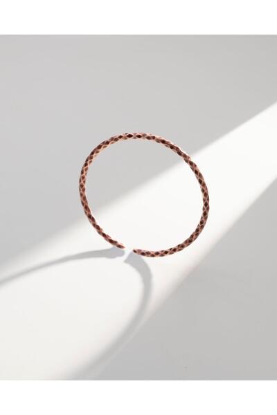 Sırlı Sepet Dövme Model Ajda Bakır Bilezik