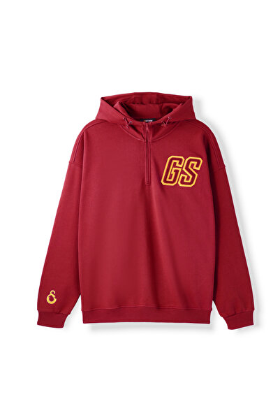 GSStore Galatasaray Erkek Yarım Zip Hoodie E252107