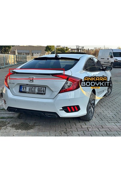ANKARA BODYKİT CİVİC FC5 2016 - 2021 PLASTİK SPOYLER - BOYASIZ -