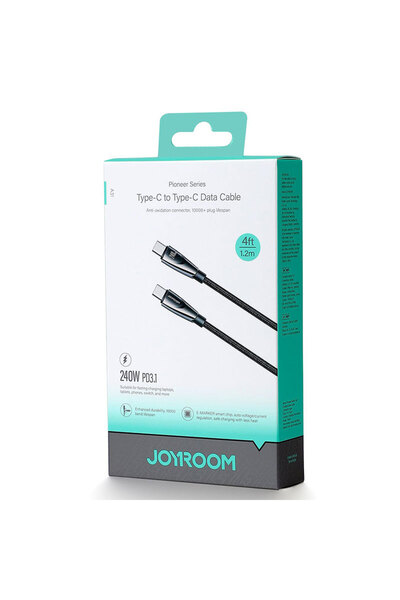 Joyroom Cablu Date si Incarcare (A31-CC5), USB-C, PD240W, QC3.0, LED, 1.2m, B...