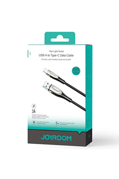 Joyroom Cablu Date si Incarcare (SA27-AC3), USB-A la USB-C, 3A, Fast, 1.2m, B...