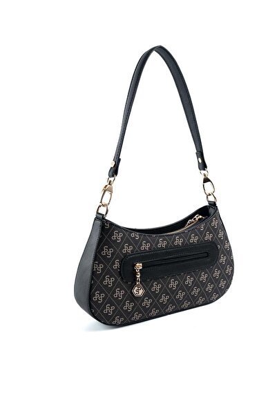 Silver Polo Silver & Polo Smoked - Black Sp1251 Women's Shoulder Bag