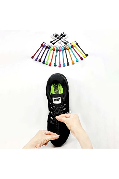 FITINT 2 Pack Adjustable no-tie shoelaces with fastening system