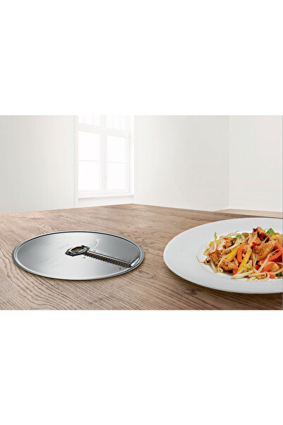Bosch Stainless steel disc for julienned vegetables, suitable for Asian dishes, compatible with