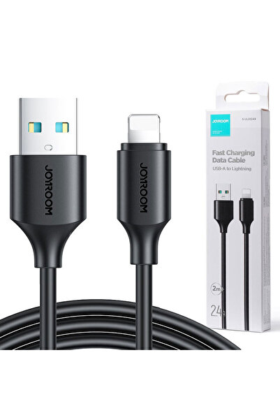 Joyroom Cablu Date si Incarcare (S-UL012A9), USB-A la Lightning, 2.4A, 2m, Black