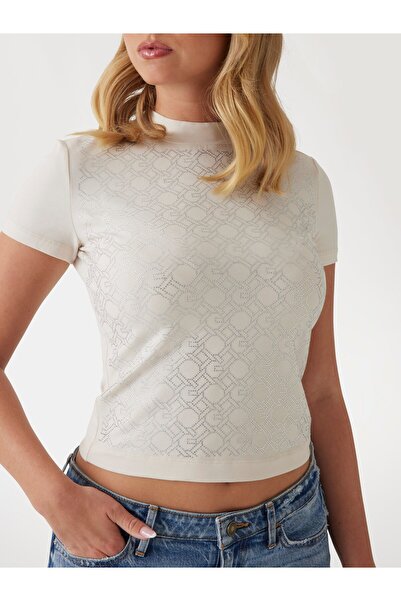 Guess Mock Kadın Slim Fit Tişört