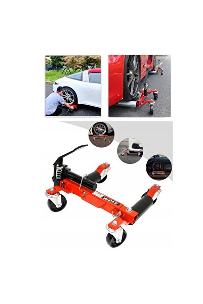 VERKE Carucior cu role extensibile 300-500 mm, 9''', pentru transport masini ...