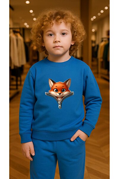 playwear Set pentru copii Hanorac cu imprimeu FOX FER pentru fete și băieți, ...