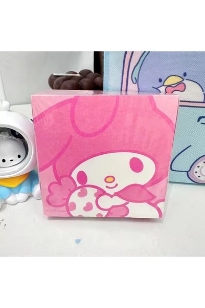 synshop My Melodi Melody Sevimli Tavşan Küp Blok Kare Not Defter Memo Pad Ödev 250 Yaprak 8*8 cm Hediyelik