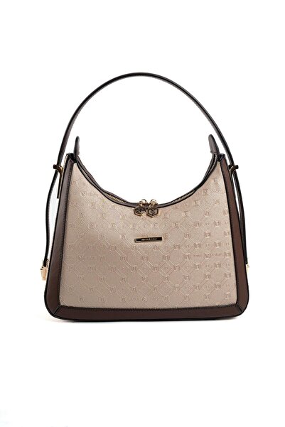 Silver Polo Γυναικεία τσάντα ώμου Nut - Brown SP1187