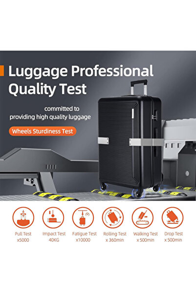 Kingon Luggage Sets(20/24/28In),Carry-on Luggage,ABS Hard Shell Travel Luggage Suitcase with Spinner Wheels