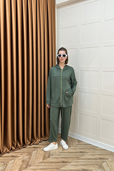 Stilife Efsa Kapüşonlu Takım Yeşil