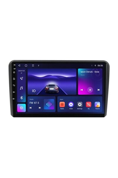 NAVI-ABC Navigație dedicată Audi A3 2003-2011 - Android 12 de 9 inch, 2 GB RAM, 32 GB memorie, Octa-Core, 4G