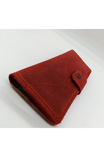 Mahfuz Cutting to Stitching All Handmade Real Leather Wallet 12 Cards 2 Large Space(19.4Cm*8.5Cm) Nlu100