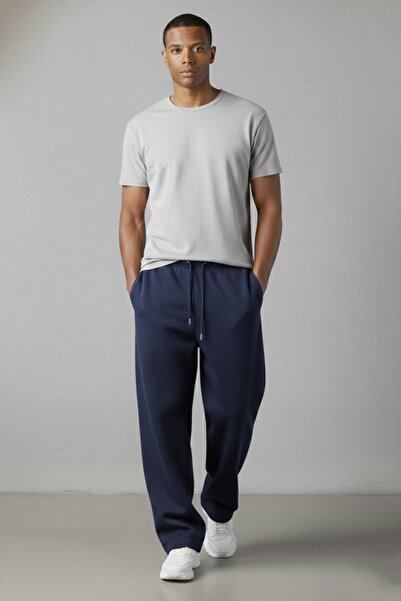 Wkm Denim Ανδρική φόρμα με φαρδιά εφαρμογή με oversized κλωστές, φαρδιά φόρμα...