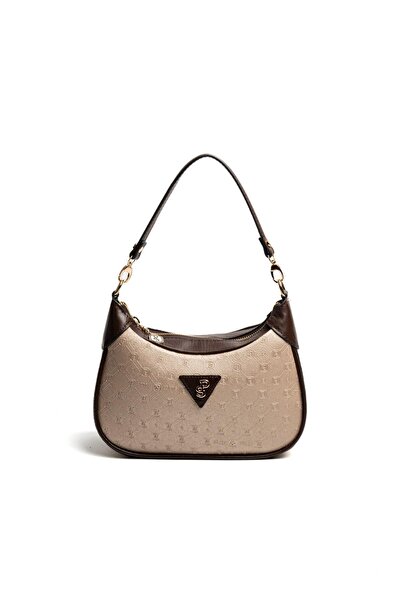 Silver Polo Γυναικεία τσάντα ώμου Nut - Brown SP1180