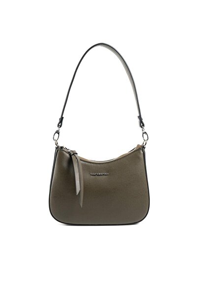 Silver Polo Silver & Polo Khaki Sp1259 Shoulder Bag