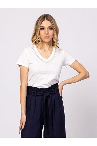 Heavy Tools Women's T-shirt MILGRITA ECRU M