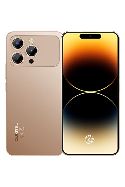 oukitel P1 Pro Gold, 4G, 6.7-inch AMOLED 120HZ, 512GB, 5150mAh, NFC, Android 15, 8.2mm Ultrathin Smartphone