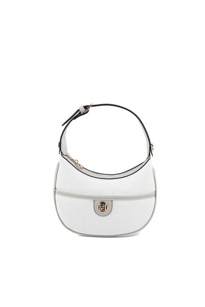 Silver Polo Λευκή - Γκρι Γυναικεία Τσάντα ώμου SP1194