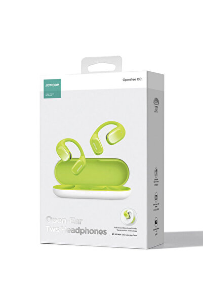 Joyroom Casti Wireless (JR-OE1), Casti Wireless, Open Ear, BT 5.3, 120h StandBy, 600mAh | Green
