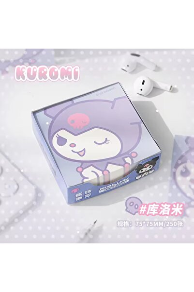 synshop دفتر ملاحظات مربع الشكل من كورومي بتصميم قطة لطيفة، دفتر ملاحظات للواجبات المنزلية، 250 ورقة، 8*8 سم، هدية