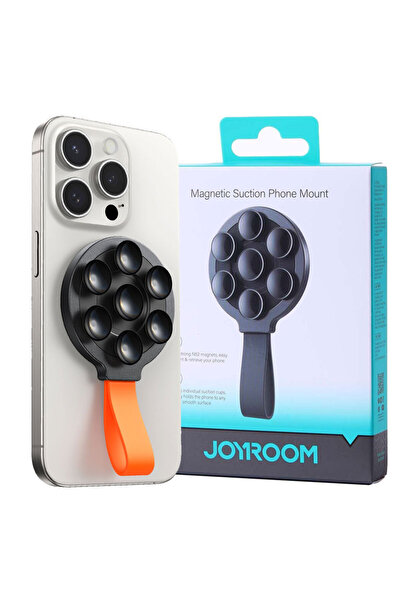 Joyroom Suport Telefon (JR-ZS393), MagSafe, MiniVentuze, BackGrip, Orange/BLACK