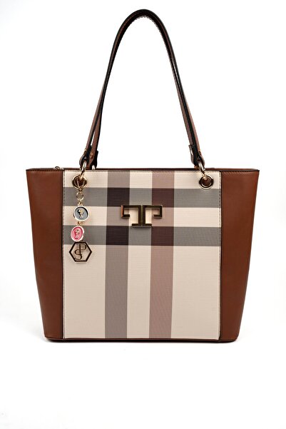 Silver Polo Geantă de umăr pentru femei Crem - Taba SP1176