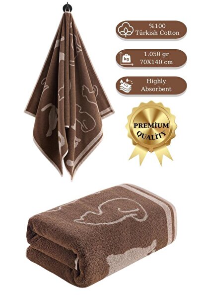 Karna Home Cotton Havlu Kedi Desen Karna 500 Gr. 40x60 Cm