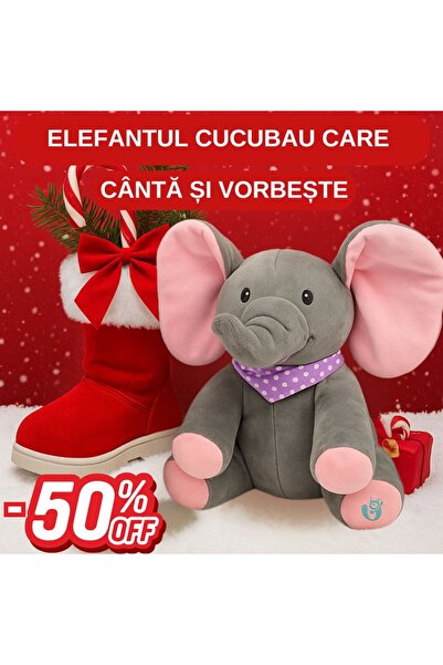 Super Elefant cucubau roz