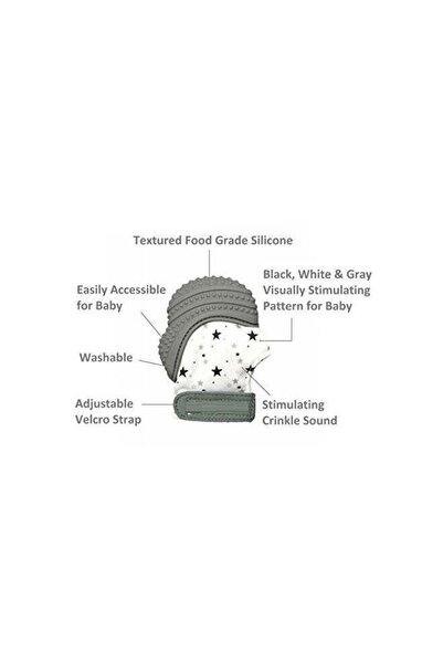 Generic Baby Silicone Teething Mitten, 1 Piece