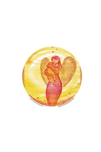 DECOR Window Sticker Angel of Emotional Safety -- 11.7 cm