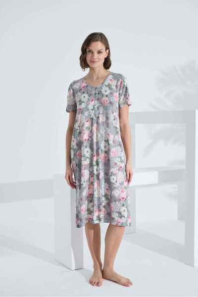 Etoile Rochie de vară pentru femei cu mânecă scurtă din bambus 72235