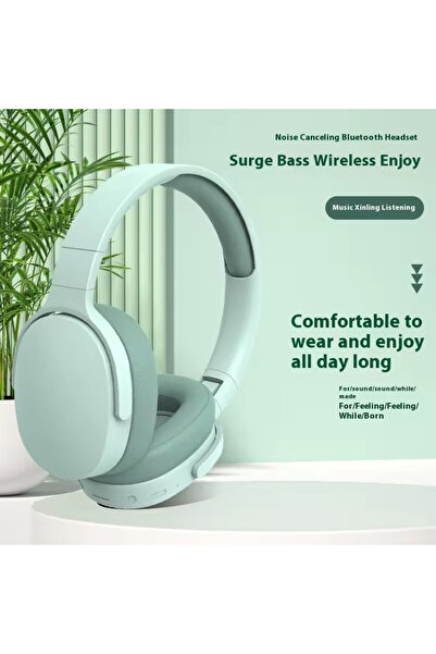 Generico Bluetooth Headset Wireless Over-Ear Headphones with HD Mic & Music Player