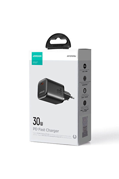 Joyroom Incarcator (JR-TCF07EU) Retea, 30W, 1xUSB-C, PD, Fast Charging, Black