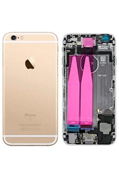 Asia Apple İphone 6s Full Dolu Kasa Kapak Servis Kalite Gri