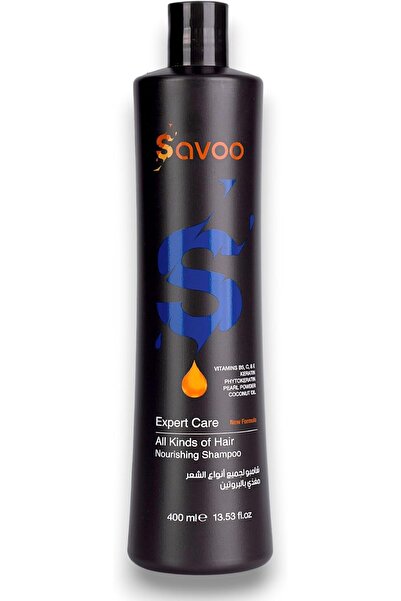 SAVOO شامبو مغذي لجميع أنواع الشعر، 400 مل