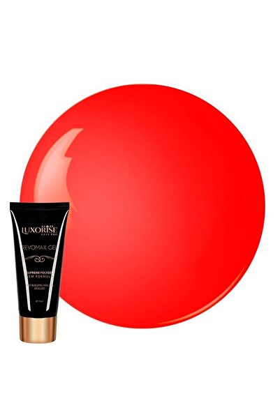 LUXORISE Polygel REVOMAX GEL Roșu Neon, 15ml