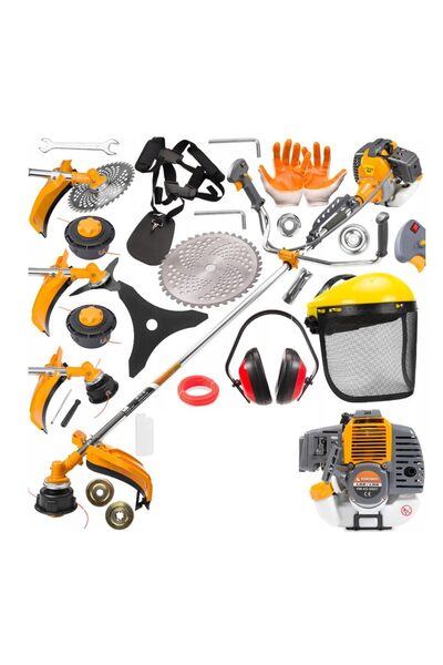 Powermat Motocoasa 6Cp+accesorii, trimmer cositoare,