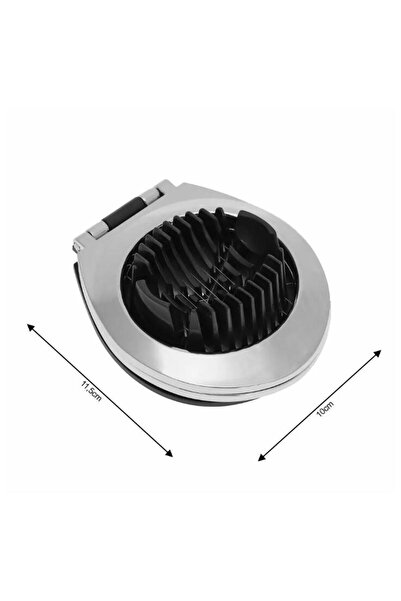 Kinghoff Egg cutter 11.5x10 cm, black