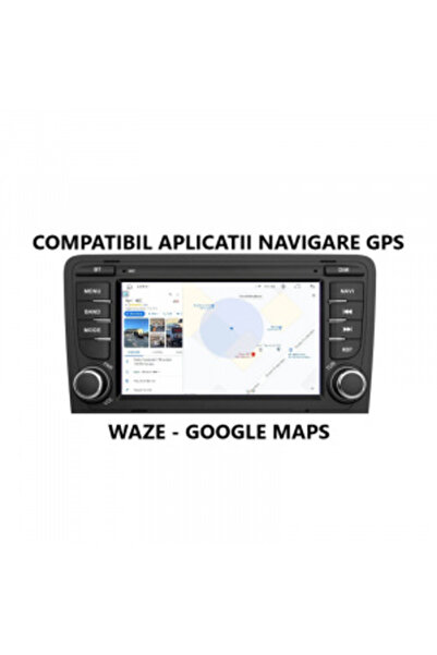 NAVI-ABC Dedicated Navigation for Audi A3 (2003-2011) 7" Android - 1GB RAM, 16GB, 4-Core, Wireless CarPlay