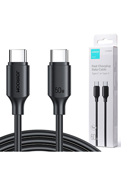 Joyroom Cablu Date si Incarcare (S-CC060A9), USB-C, PD60W, QC3.0, 1m, Black