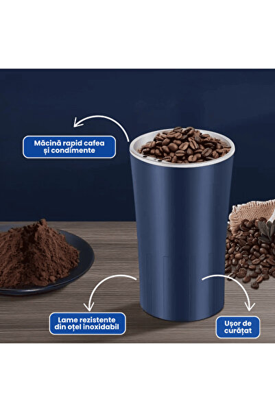 OferteTop Stainless Steel Electric Grinder for Coffee, Seeds, Nuts and Spices