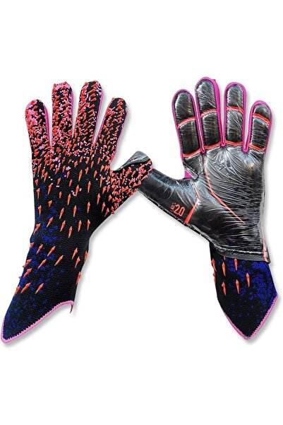 Arabest قفازات حارس مرمى كرة القدم للأطفال، مقاومة للتآكل، واقي معصم مانع للانزلاق - أحمر