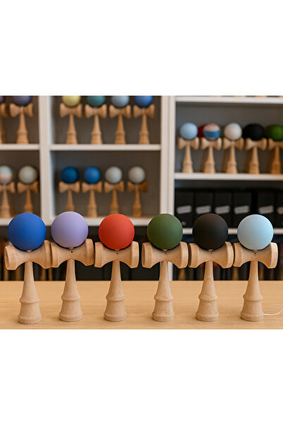 Inovius Kendama x Grip cu bila cauciucata, 18 cm - DKEND3036