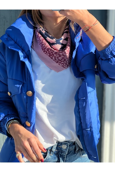 who knows ¿ Whoknows Cotton Pleated Patterned Shawl Scarf Women's Clothing Ac...